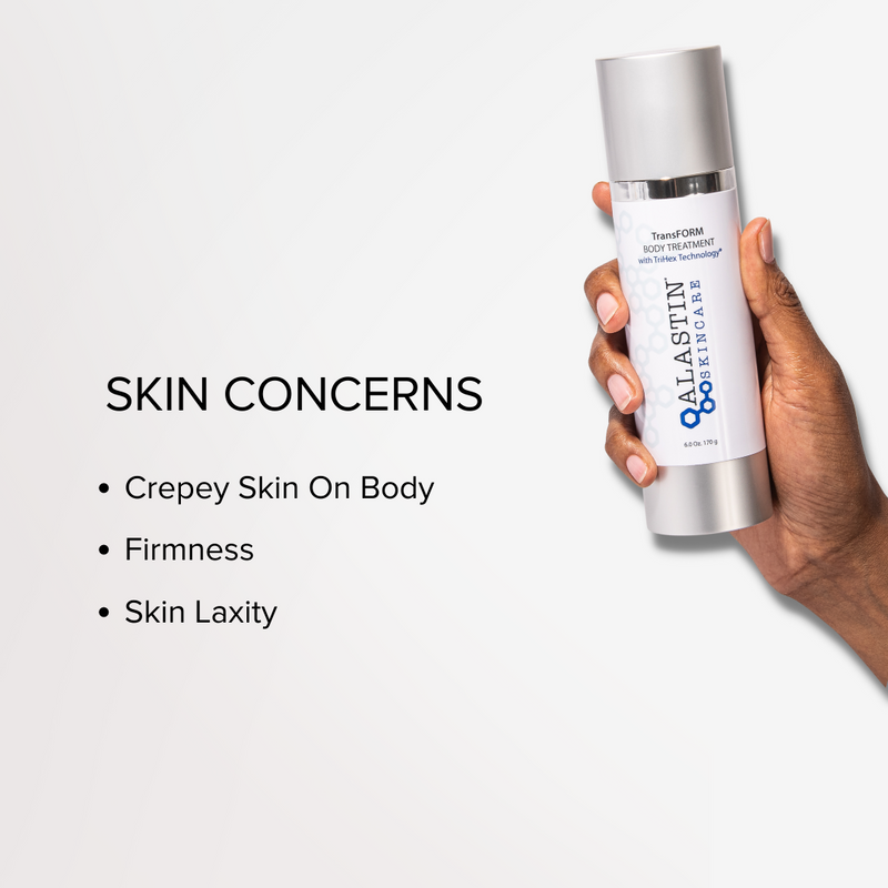 Skin Concerns: Crepey Skin on Body, Firmness, Skin Laxity