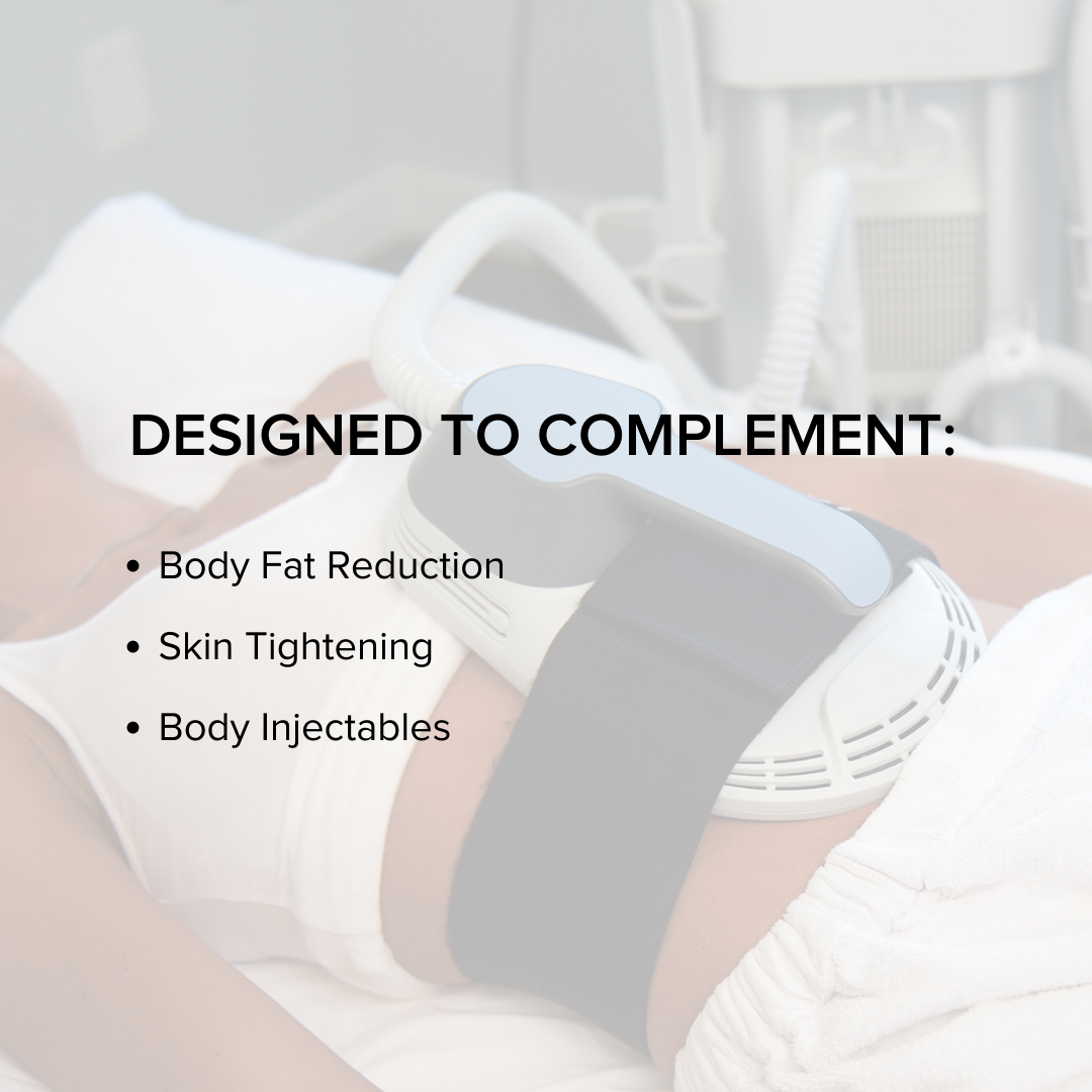 Designed to Complement: Body Fat Reduction treatments, Skin tightening treatments, body injectables