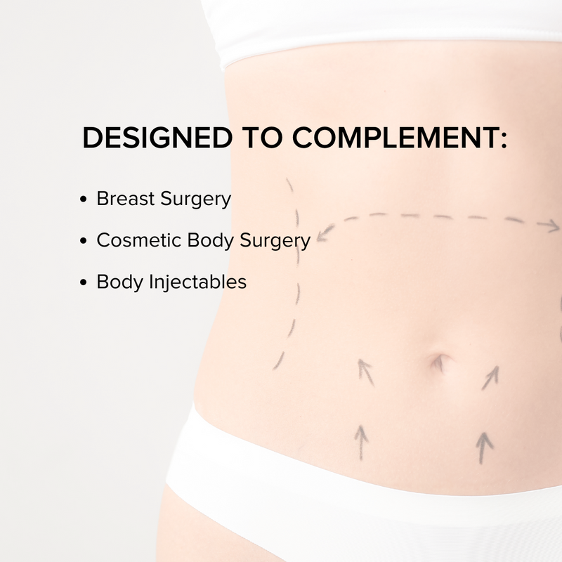 Designed to Complement: Breast Surgery, Cosmetic Body Surgery, Body Injectables 
