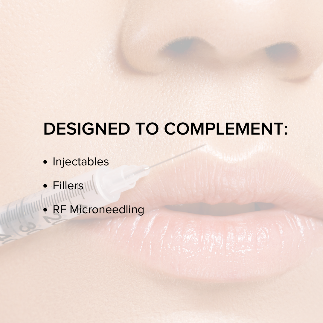 Designed to Complement: Injectables, Fillers, RF Microneedling